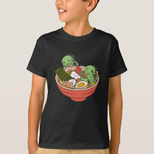 Camiseta Iguana Kawaii Ramen Engraçado Presente