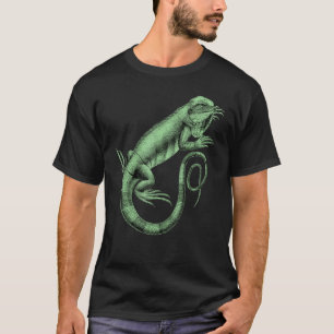 Camiseta Iguana Lizard Reptile Leguan Green Pet Animal Herp