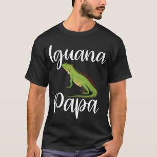 Camiseta Iguana Papa Iguana Pai Iguana Lizard Pet Réptil