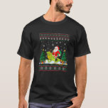Camiseta Iguana Ugly Christmas Sweater Funny Santa Claus Ri<br><div class="desc">Iguana Ugly Christmas Sweater Engraçado Papai Noel Correndo Prêmio</div>