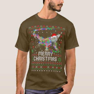 Camiseta Iguanas Santa Hat Animal Christmas Tree Hole Hol