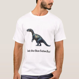 Camiseta Iguanodon Dinossauro Crie Seu Próprio Texto Person