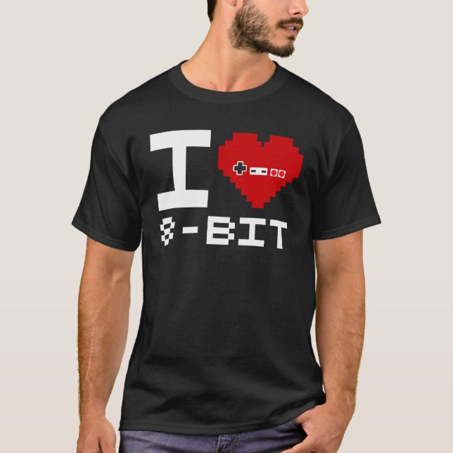 Camiseta IHeart8-bit2 (Frente)