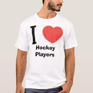 Camiseta iheart, iheart, jogadores de hóquei