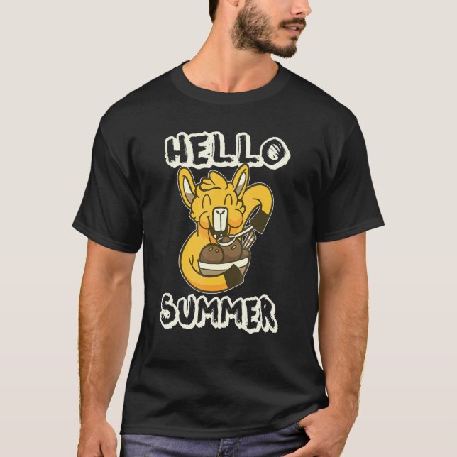 Camiseta Iice Cream Hello Summer (Frente)