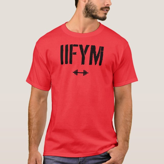 Camiseta IIFYM - se cabe seus macro (Frente)