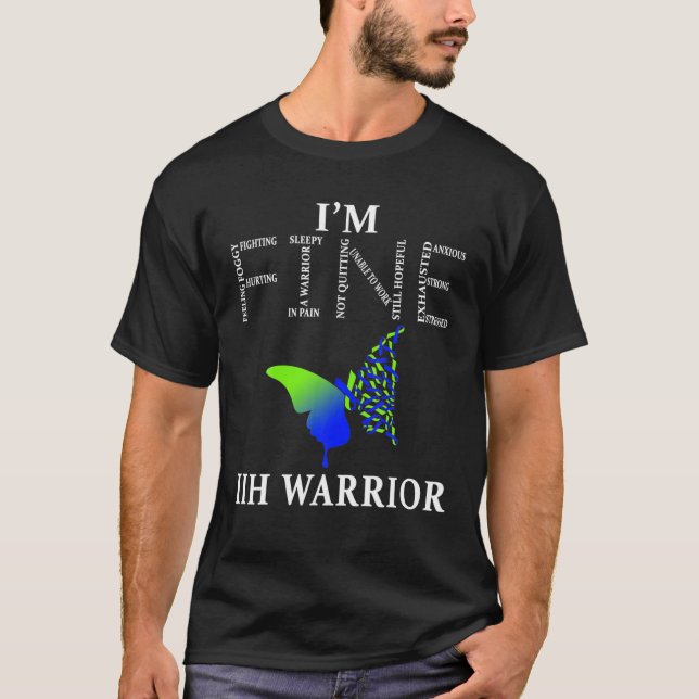 Camiseta IIH Warrior, Hipertensão Intracraniana Idiopática (Frente)