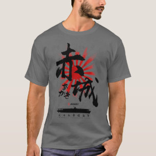 Camiseta IJN Akagi Carrier Calliografia