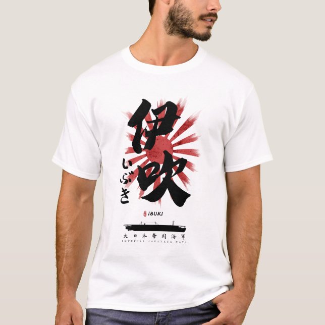 Camiseta IJN Ibuki Carrier Calliographic (Frente)