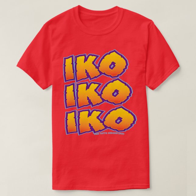 Camiseta Iko Iko Iko TShirt (Frente do Design)