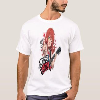 Camiseta : Ikuyo Kita Anime Guitar Adesivo | Música Rock