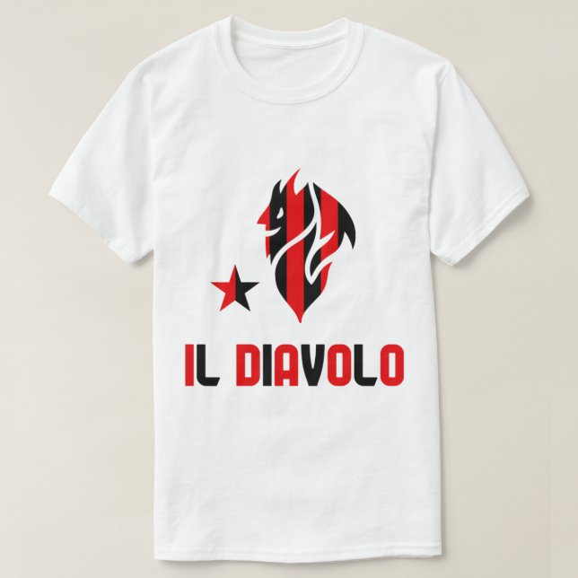 Camiseta Il Diavolo milan striped (Frente do Design)