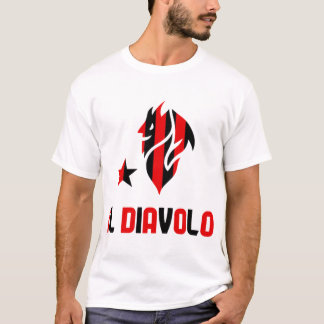 Camiseta Il Diavolo milan striped