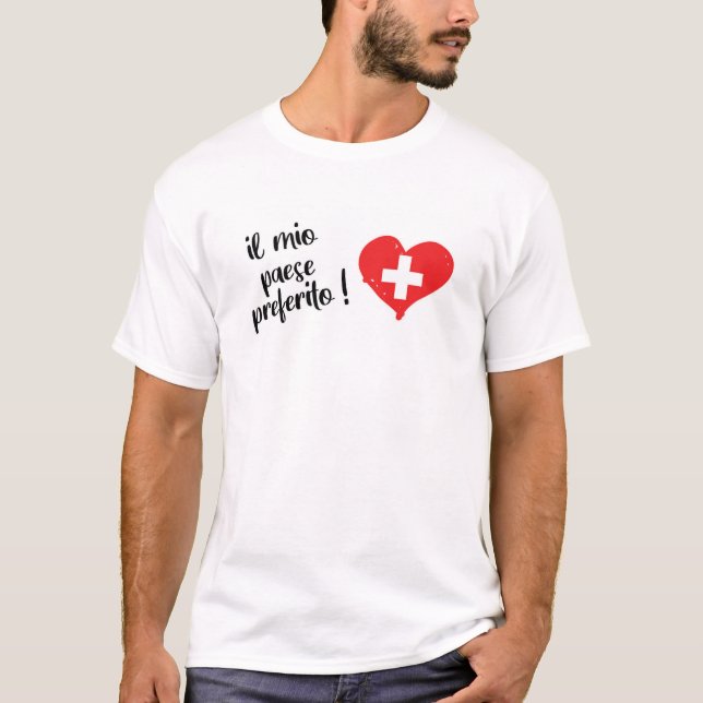 Camiseta Il mio paese preferito (Frente)