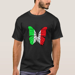 Camiseta Il Tricolore Italiano Itália Bandeira da Borboleta