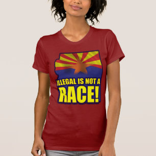 Camiseta Ilegal não é uma raça