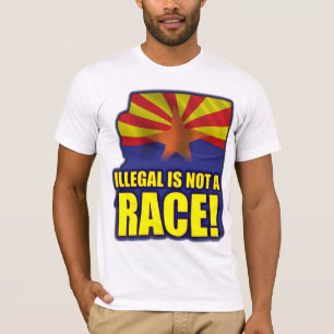 Camiseta Ilegal não é uma raça