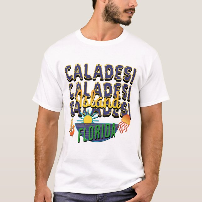 Camiseta Ilha Caladesi, Flórida (Frente)