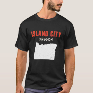 Camiseta Ilha City Oregon EUA Viagem Oregon