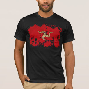 Camiseta Ilha da bandeira do homem