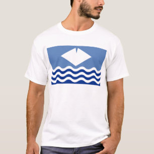 Camiseta Ilha da bandeira do Wight