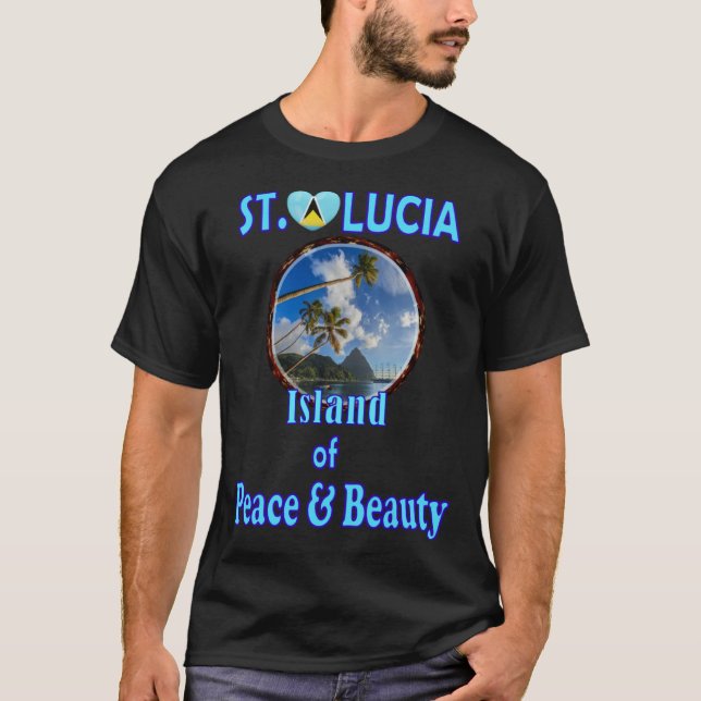Camiseta Ilha da Beleza da rua Lúcia (Frente)