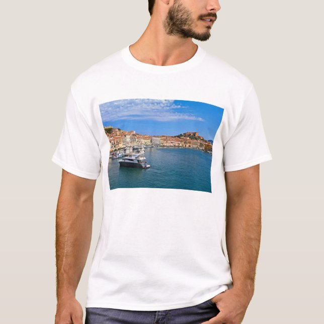 Camiseta Ilha da Ilha de Elba - Portoferraio (Frente)
