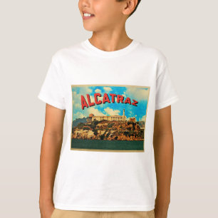 Camiseta Ilha de Alcatraz do vintage