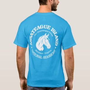Camiseta Ilha de Assateague (pônei)