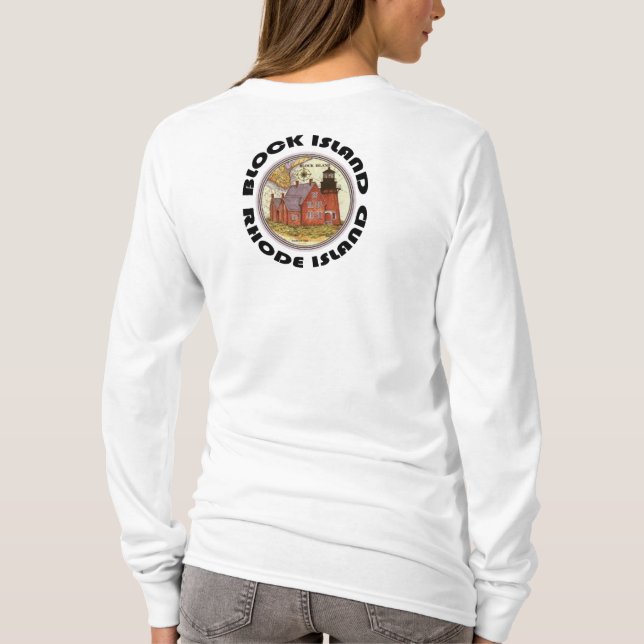 Camiseta Ilha de bloco (Verso)