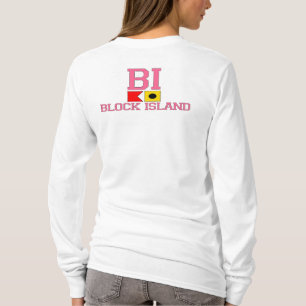 Camiseta Ilha de bloco