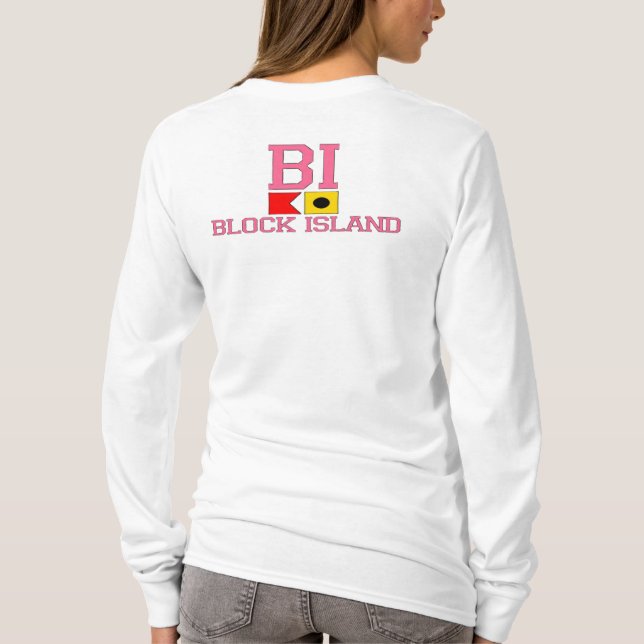 Camiseta Ilha de bloco (Verso)