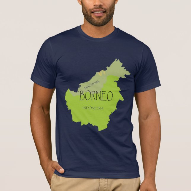Camiseta Ilha de Bornéu (Frente)