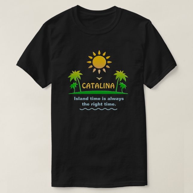 Camiseta Ilha de Catalina, CA (Frente do Design)