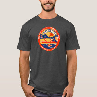 Camiseta Ilha de Catalina do papai noel - dois portos - o