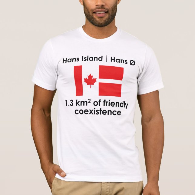 Camiseta Ilha de Hans/Hans Ø (Frente)