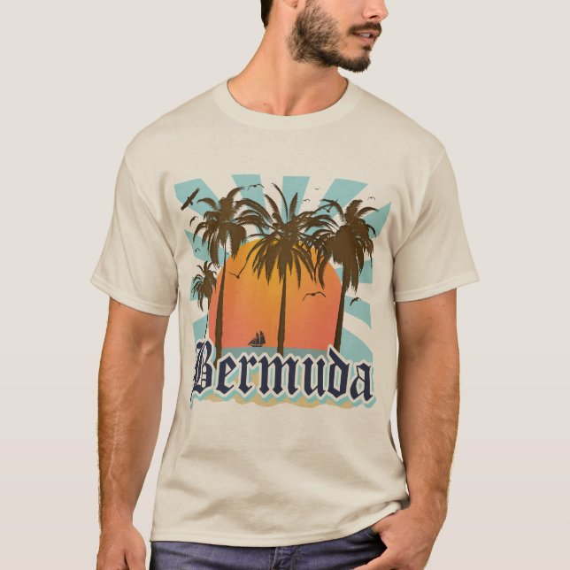 Camiseta Ilha de lembranças de Bermuda (Frente)