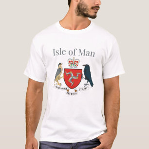 Camiseta Ilha de Man/Casaco de Armas