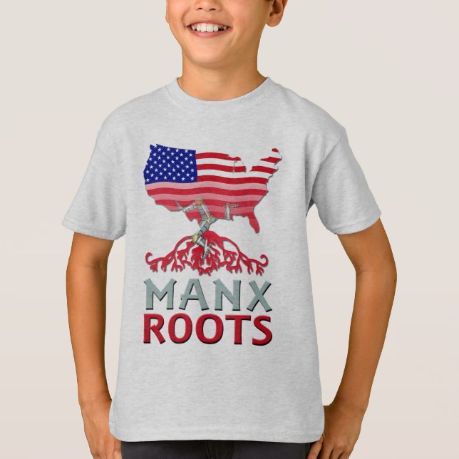 Camiseta Ilha de Man Manx American (Frente)