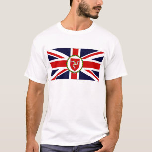 Camiseta Ilha de Man Tenente Governador Flag