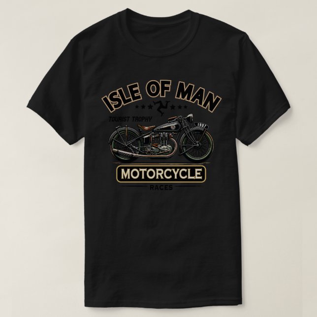 Camiseta Ilha de Man TT Races (Frente do Design)