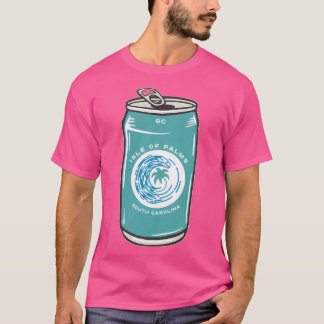 Camiseta Ilha De Palms South Carolina Sc Retro Beach Wave P