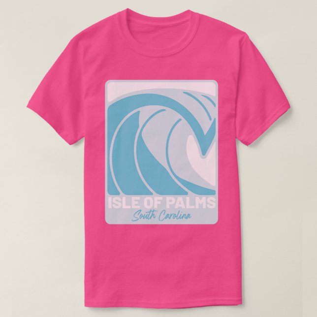 Camiseta Ilha de Palms South olina Beach Atlantic Ocean Cra (Frente do Design)