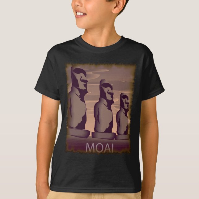 Camiseta Ilha de Páscoa Moai (Frente)