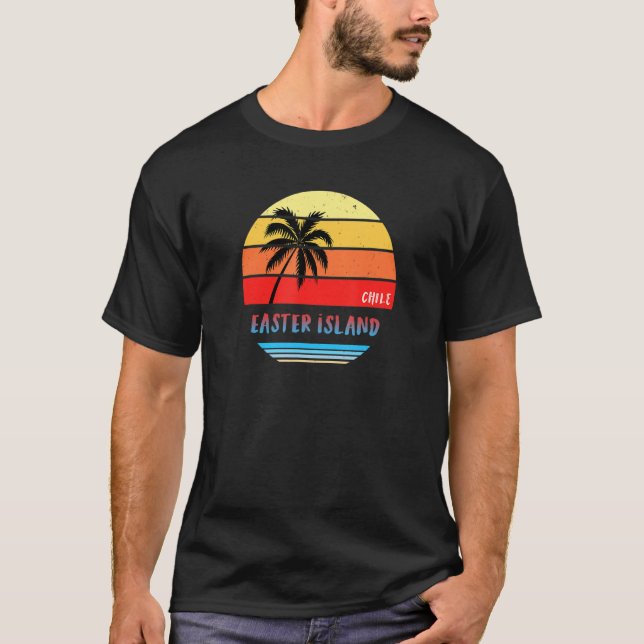 Camiseta Ilha de Páscoa páscoa Chile (Frente)