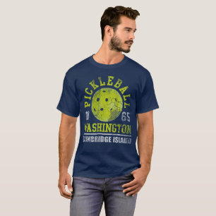 Camiseta Ilha de Pickleball Est.1965 Washington Bainbridge