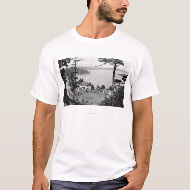 Camiseta Ilha de San Juan, WAGuam uma fotografia da opinião (Frente)