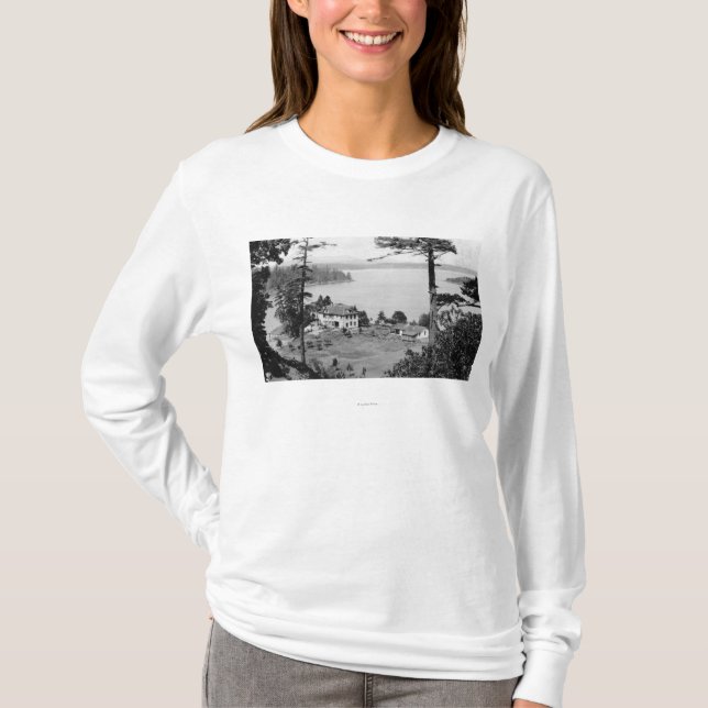 Camiseta Ilha de San Juan, WAGuam uma fotografia da opinião (Frente)