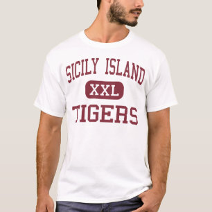 Camiseta Ilha de Sicília - tigres - alta - ilha de Sicília