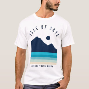 Camiseta Ilha de Skye Escócia Retro Praia Vintage